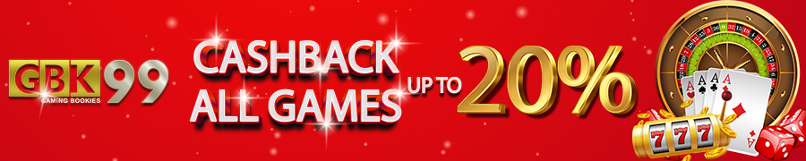 CASHBACK ALL GAMES UP TO 20%